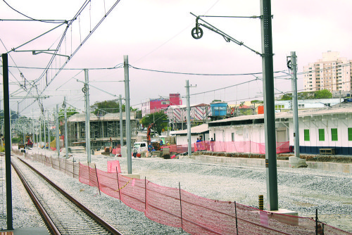 Obras continuam para a interligação da estação com a Linha 13-Jade