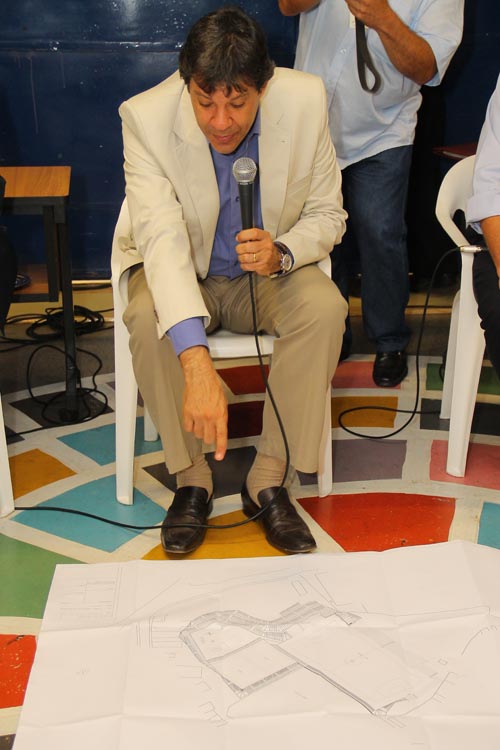 O prefeito aproveitou a visita à região para conhecer as instalações do Complexo Professora Thereza Maciel de Paula